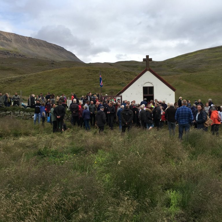 Frá Ábæjarmessu. Mynd: Kirkjan í Skagafirði.