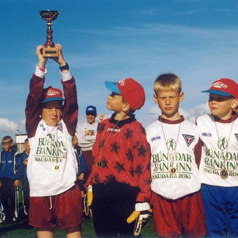 Ungar kempur um síðuatu aldamót eða þar um bil. MYND: PIB