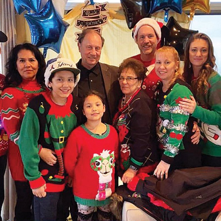 Amber með mömmuhlið fjölskyldunnar á liðnum jólum. MYNDIR:AMBER, MURR og ÓAB