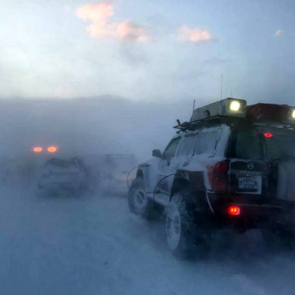 Björgunarsveitin Húnar að störfum fyrr í þessum mánuði. Myndin er af Facebooksíðu Björgunarsveitarinnar Húna.