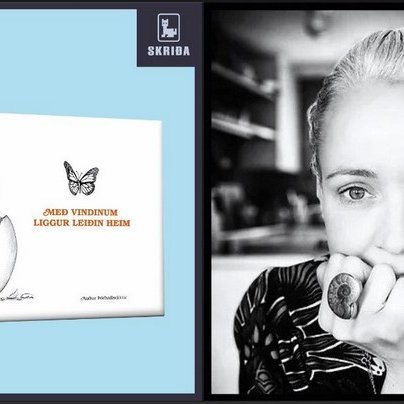 Ný bók Auðar Þórhallsdóttur byggir á sannri sögu um andarunga sem fannst fyrir utan húsið hennar á Hvammstanga. Aðsendar myndir.