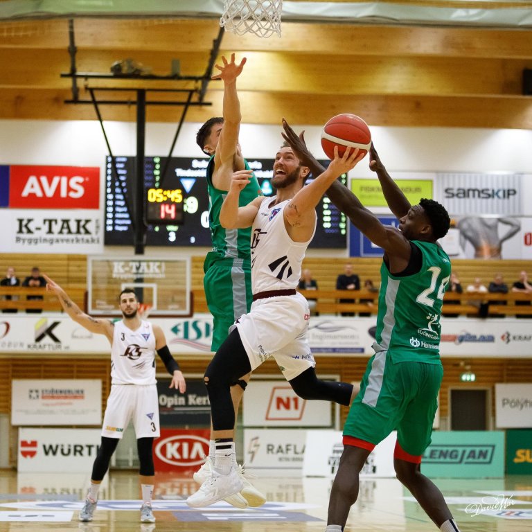 Arnar Björnsson var frábær í Vesturbænum í gærkvöldi. Hér er hann í ham gegn Þór Þorlákshöfn á dögunum. MYND: DAVÍÐ MÁR