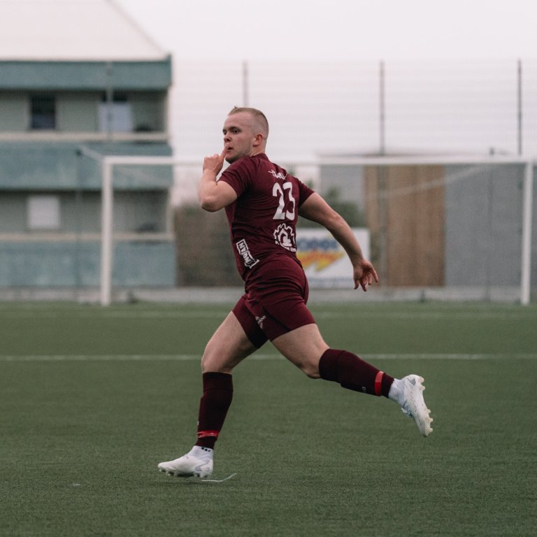 Jóhann Daði skoraði fjórða mark Tindastóls. Mynd: Siggi Photography