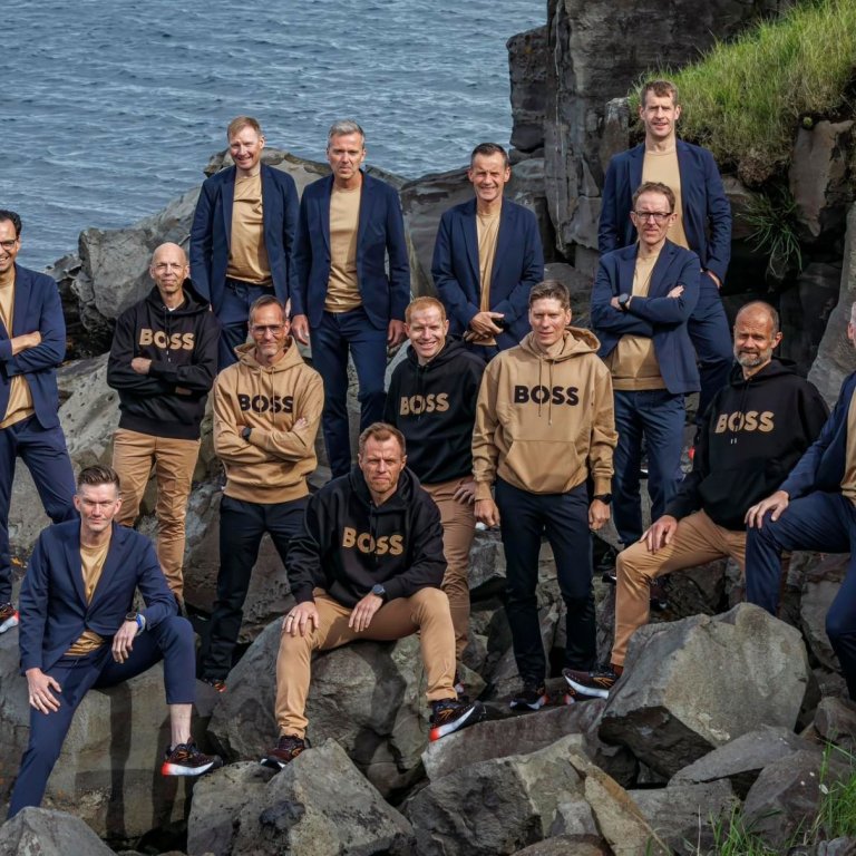 Hlaupahópurinn góði. Mynd: Aðsend