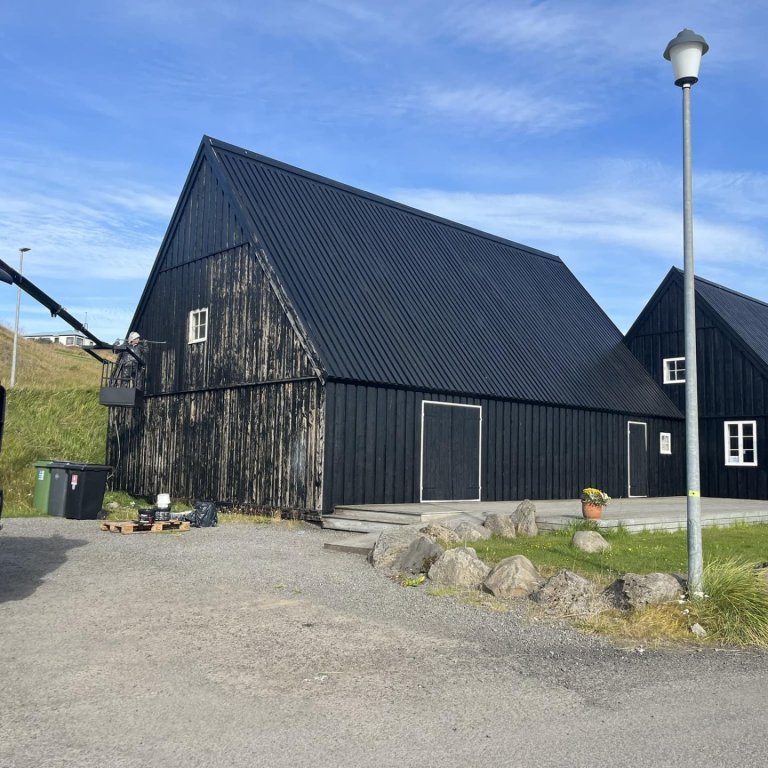 Snillingar að störfum. MYND VESTURFARASETRIÐ