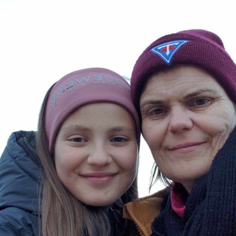 Mæðgurnar Inga Jóna og Eva Zilan. MYNDIR AÐSENDAR
