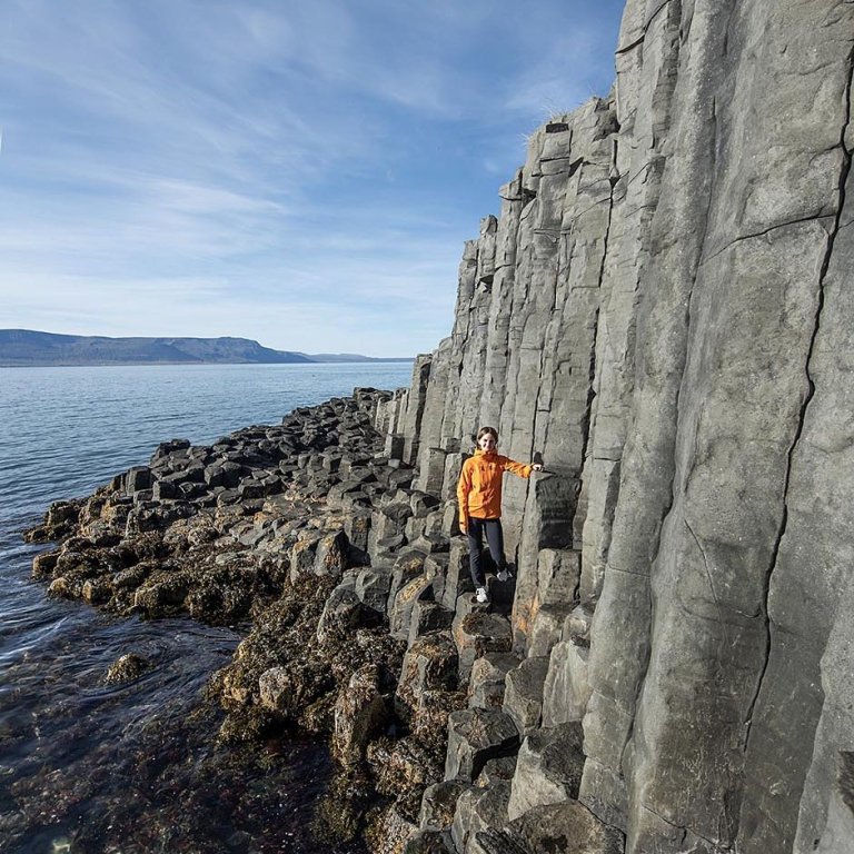 Í Stuðlabjargavík við Hofsós. MYNDIR: RÓBERT DANÍEL JÓNSSON