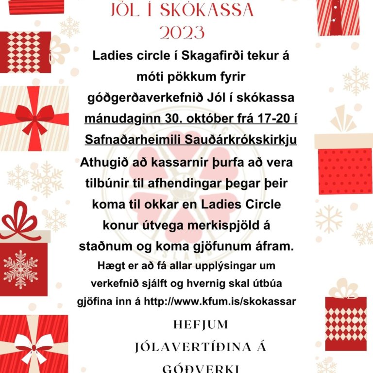 Jól í skókassa. MYND AÐSEND