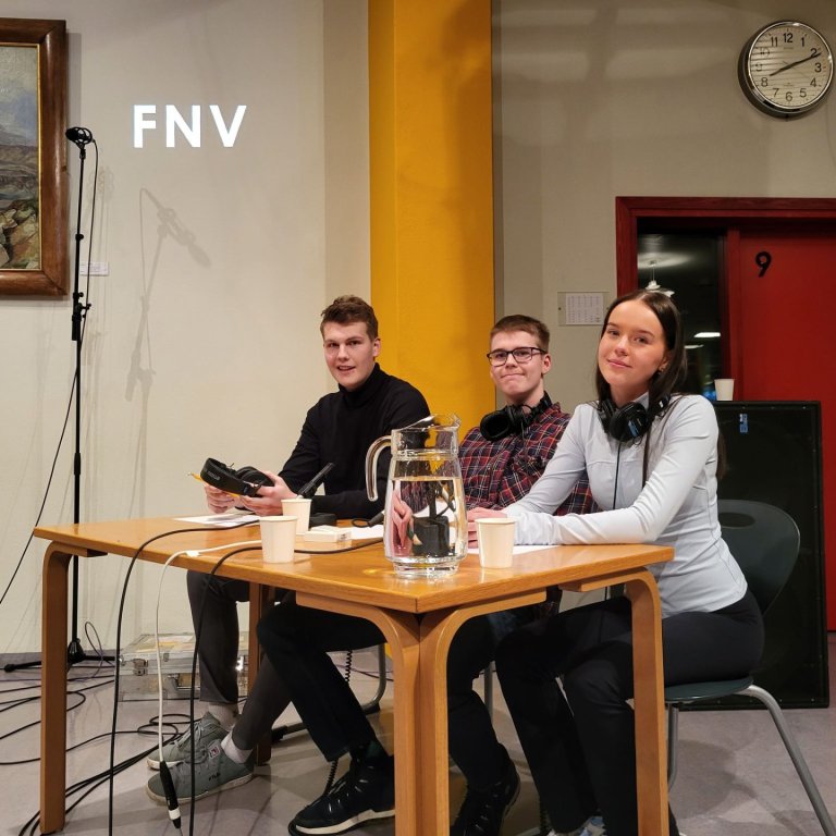 Lið FNV. Mynd aðsend