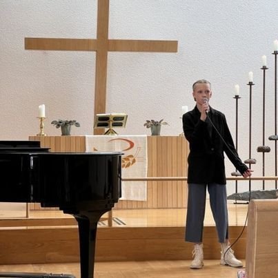 Verður Sigrún Erla Jólastjarnan 2023? MYND TEKIN AF HEIMASÍÐU TÓNLISTARSKÓLA HÚNAÞINGS VESTRA.