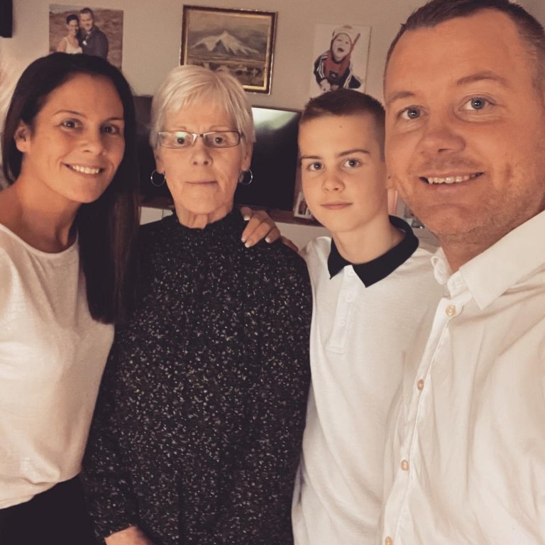 Ágústa Jóna, Dúdda Sig, Mikael Máni og Þorfinnur. Mynd aðsend.