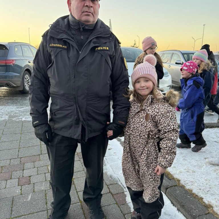 Úr göngunni. MYND LÖGREGLAN NORÐURLANDI VESTRA