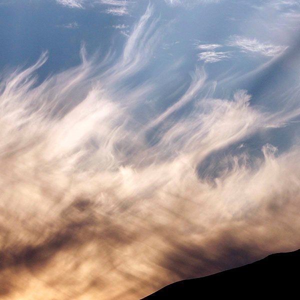 Skýjafar í Skagafirði.  MYNDIR: ÓAB