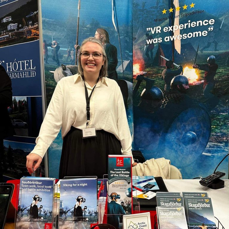 Freyja Rut Emilsdóttir á Mannamótum. MYND SSNV