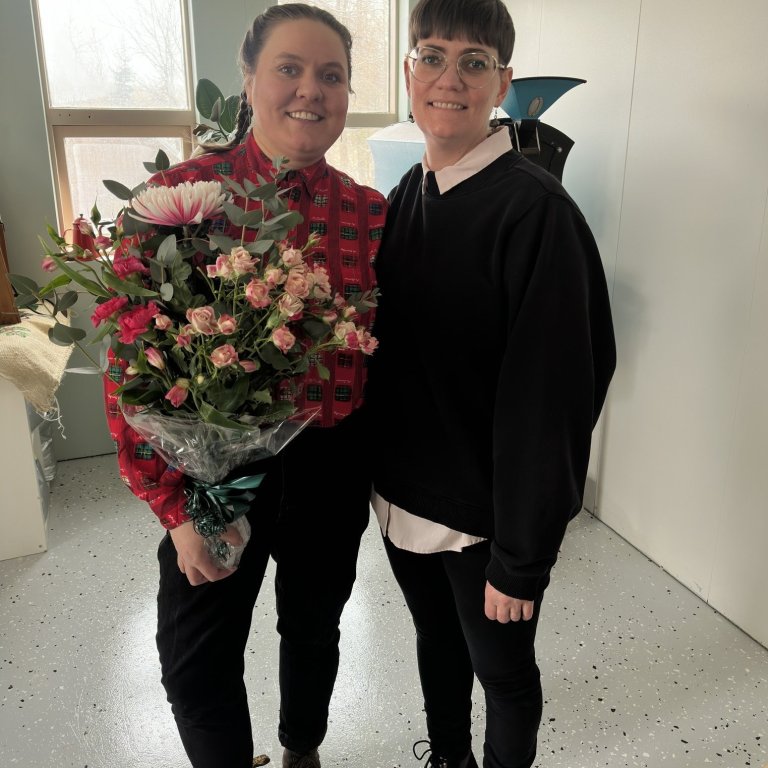 Vala Stefánsdóttir og Rannveig Einarsdóttir.MYND SSNV