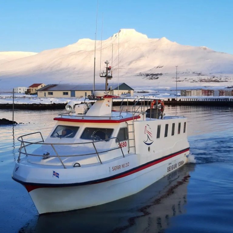 Frá Skagastrandarhöfn. Mynd tekin af Facebook-síðu Skagastrandarhafnar.