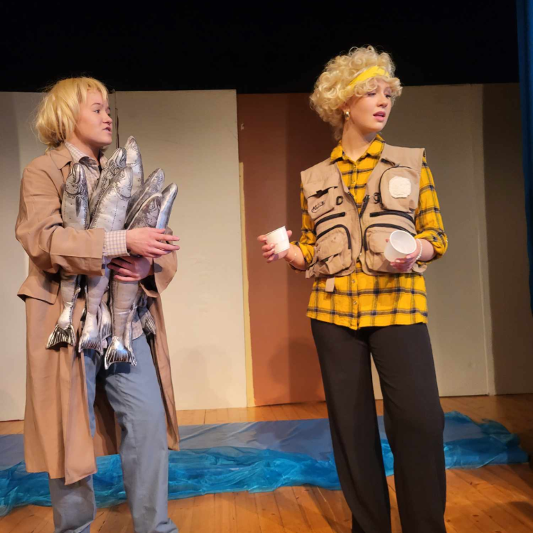 Mynd tekin á æfingu. AÐSEND