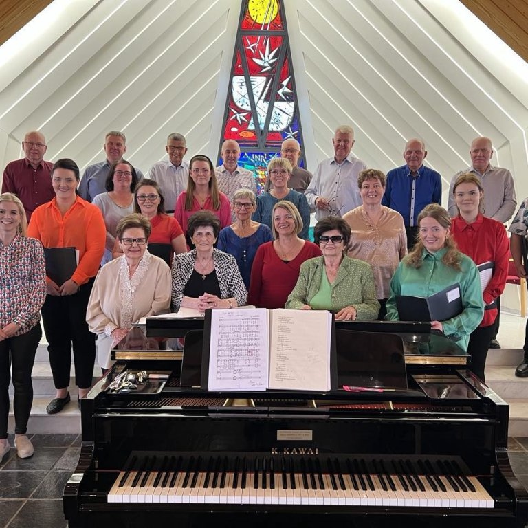 Kirkjukór Hólaneskirkju. MYND AÐSEND