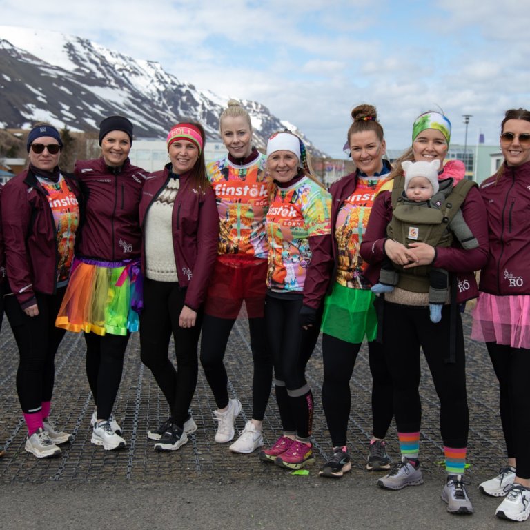 Hluti af „Rammvilltum 550“ hlaupaskvísunum. MYND BRÍET GUÐMUNDSDÓTTIR