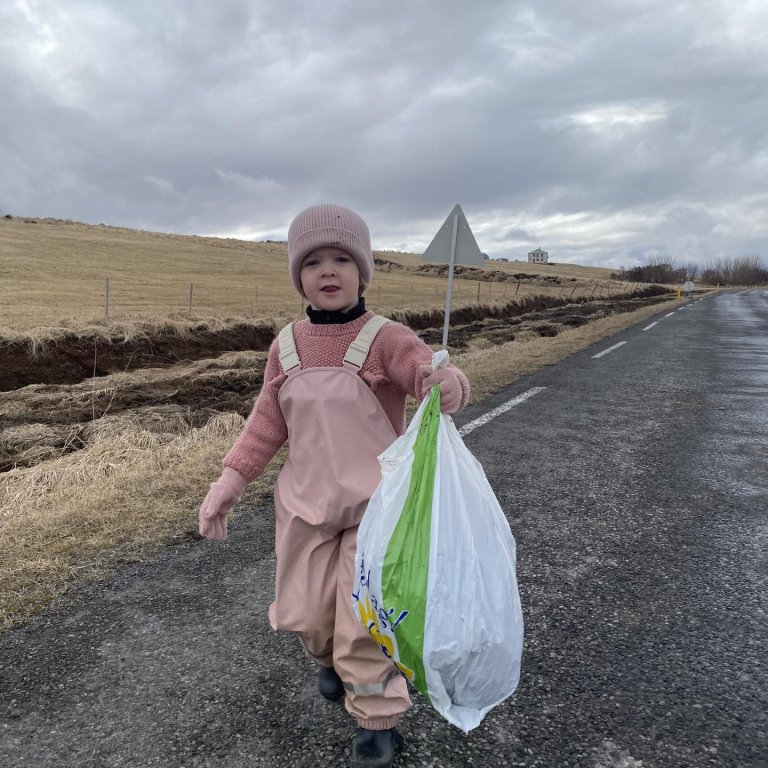 Fólk á öllum aldri tók þátt. MYND GG