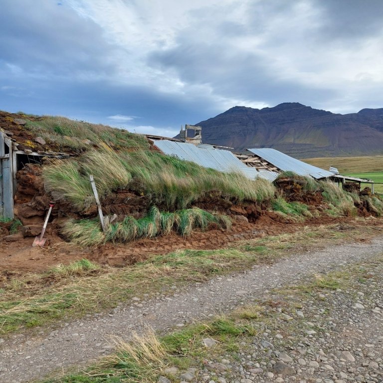 Fjósið á Minni-Ökrum.MYND FORNVERKASKÓLINN