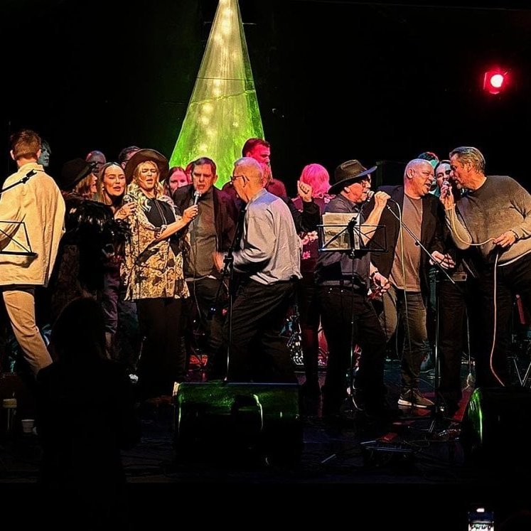 Myndin lýsir stemningunni á tónleikunum mjög vel. AÐSEND