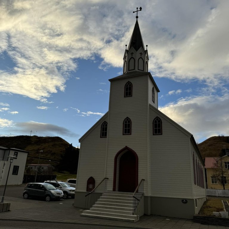 Sauðárkrókskirkja. Mynd tekin af Facebook-síðu Sauðárkrókskirkju.