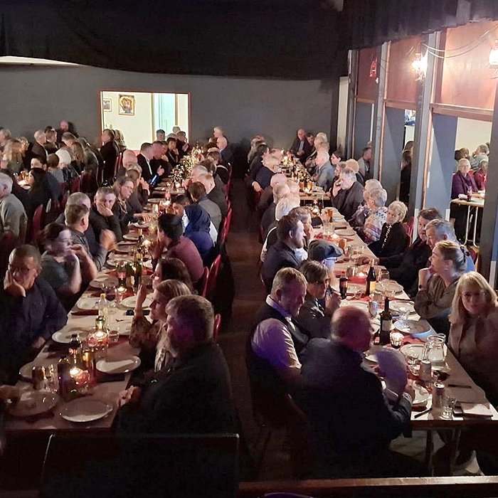 Frábær mæting var á Kótilettukvöldið. MYNDIR: GUÐMUNDUR HAUKUR SIGURÐSSON