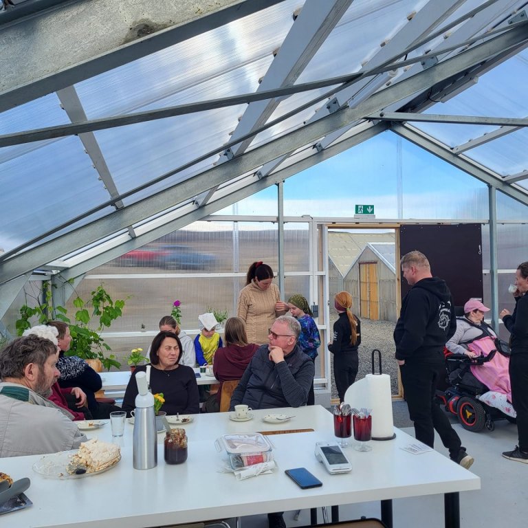 Það er rakið að mæta á Starrastaði á sunnudaginn. Mynd: fb.Gróðurhúsið Starrastöðum.