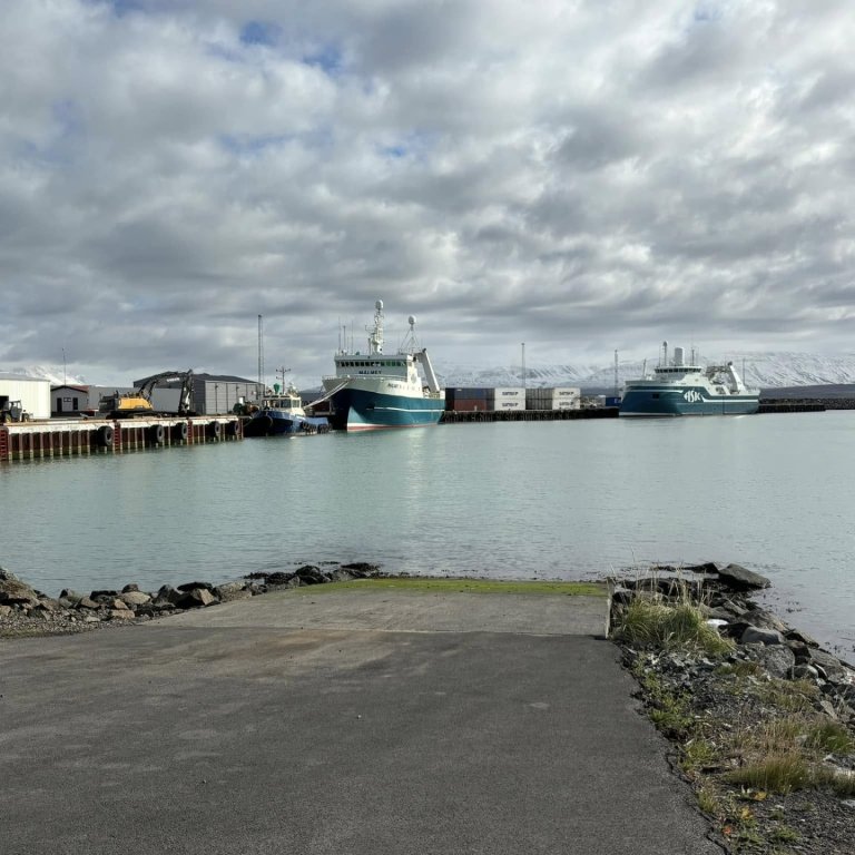 Frá Sauðárkrókshöfn. Mynd: Skagafjarðarhafnir.