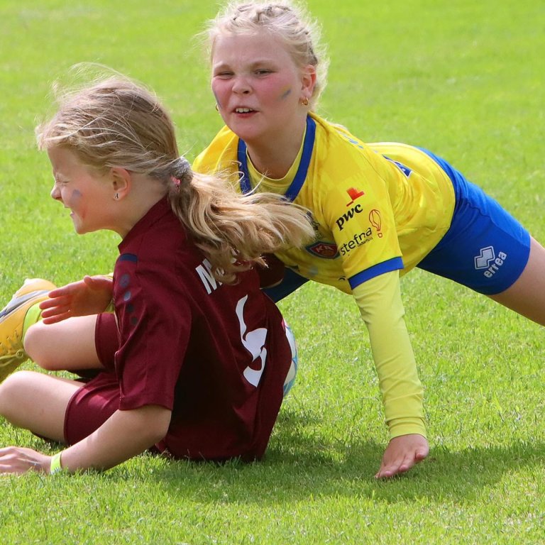 Hart barist á Olís-mótinu 2023 sem nú er Króksmót stúlkna. MYND: ÓAB