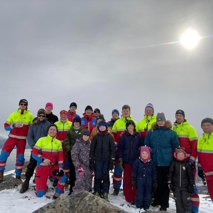 Glaðbeitt björgunarsveitarfólk. Mynd: fb. Skagfirðingasveit.