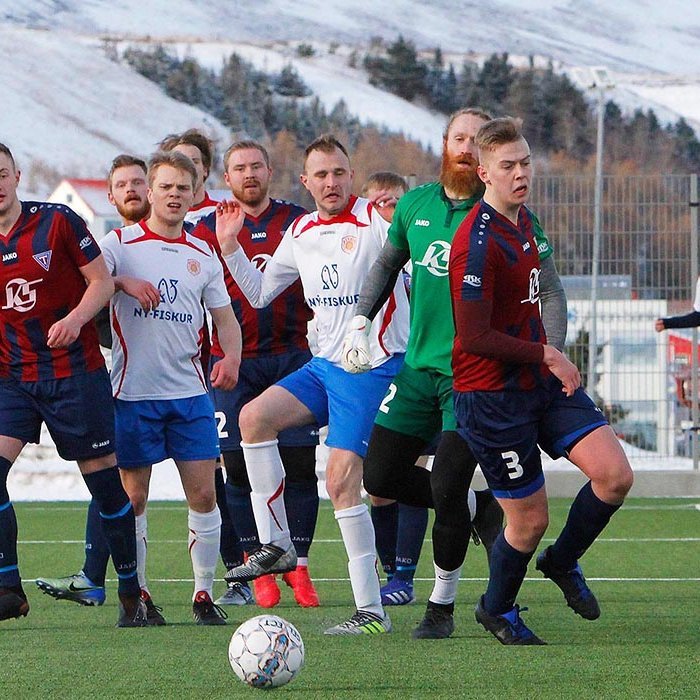 Hasar í teig Tindastóls. MYNDIR: ÓAB