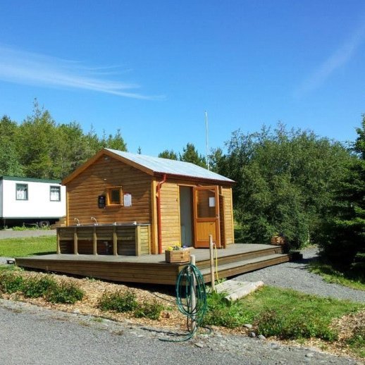 Tjaldsvæðið í Varmalhíð. Mynd: visitskagafjordur.is