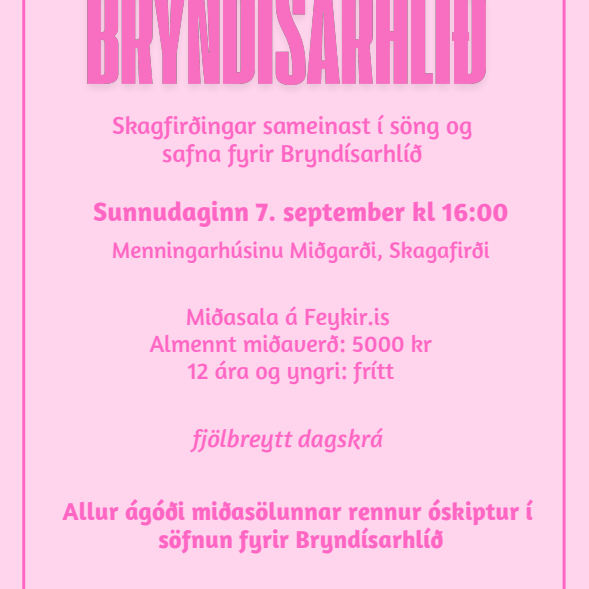 Miðgarður mun hljóma fallega á sunnudaginn.