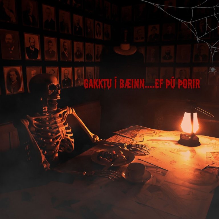 Myndin er fengin að láni á Facebook hjá Hrekkjavökuviðburði Glaumbæjar.