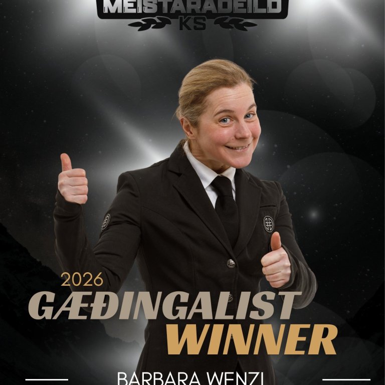 Barbara sigurvegari gærkvöldsins. MYND FACEBOOK