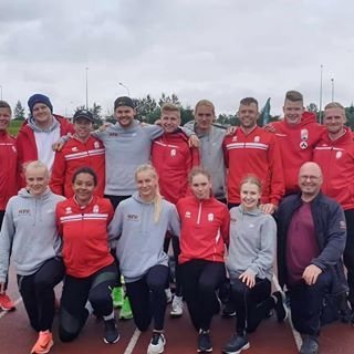 Hópurinn sem tók þátt á mótinu. Mynd: KFA