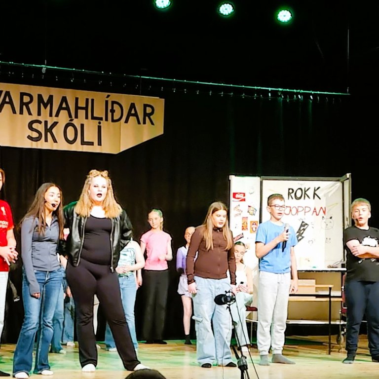 Framtíðarleikarar. Mynd: hmj