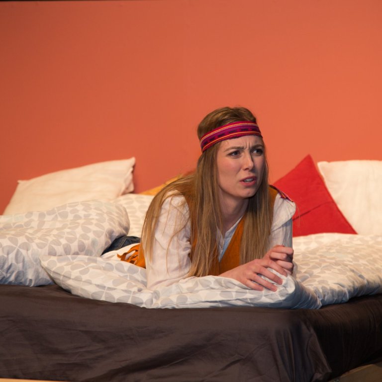 Saga formaður í hlutverki sínu. Mynd: Gunnhildur Gísladóttir.