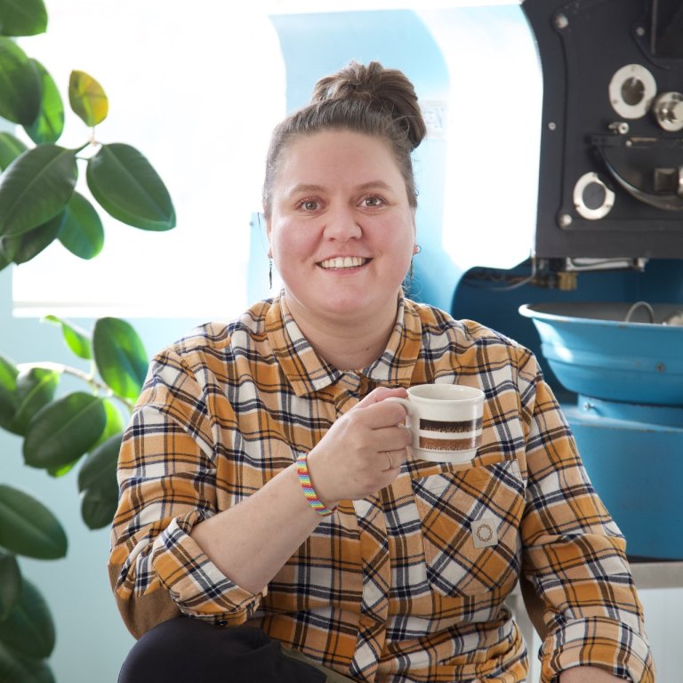 Vala Stefánsdóttir kaffikona. MYND GG