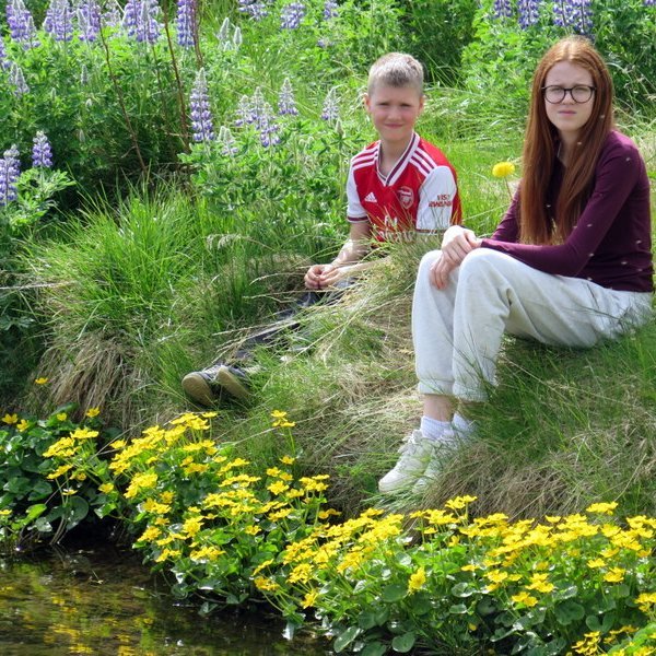 16. júní 2023. Tómas Ingi og Helga Björk Davíðsbörn. Mynd: Hing.