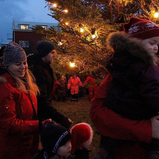 Fyrir þremur árum á Kirkjutorginu. Nú er þetta pínu öðruvísi. MYND: ÓAB