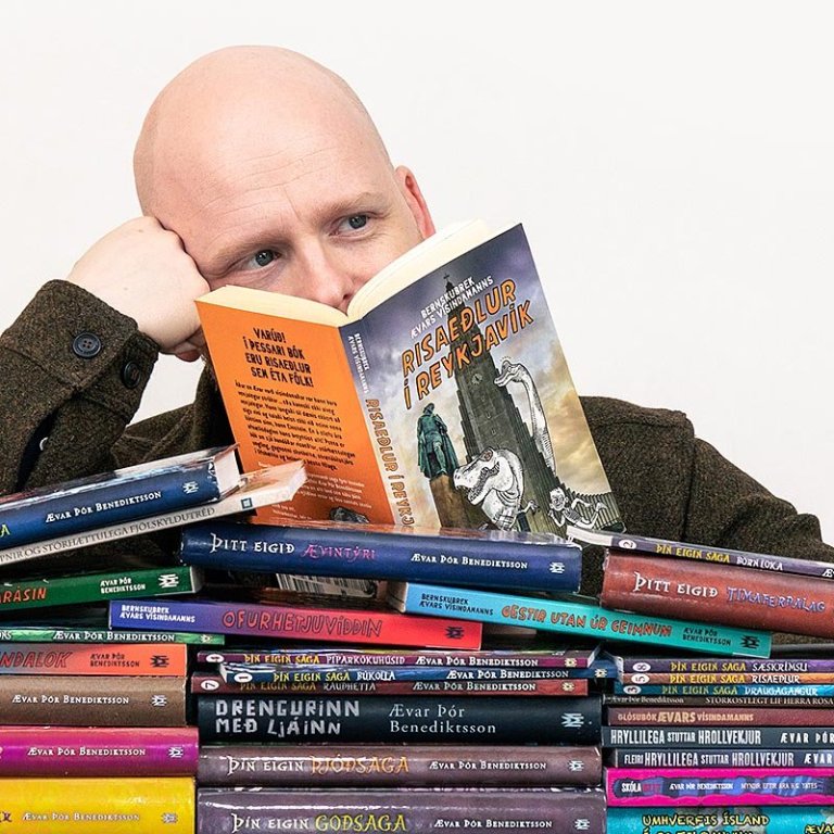 Ævar Þór Benediktsson rithöfundur og leikari. MYND Einar Ingi Ingvarsson