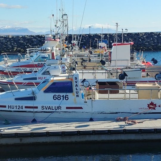 Bátar við Skagastrandahöfn. Mynd: Ómar Una