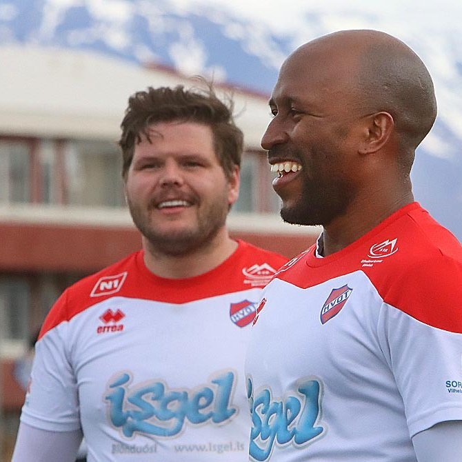 Akild Di Freitas og Hilmar Þór í leik í fyrra. MYND: ÓAB