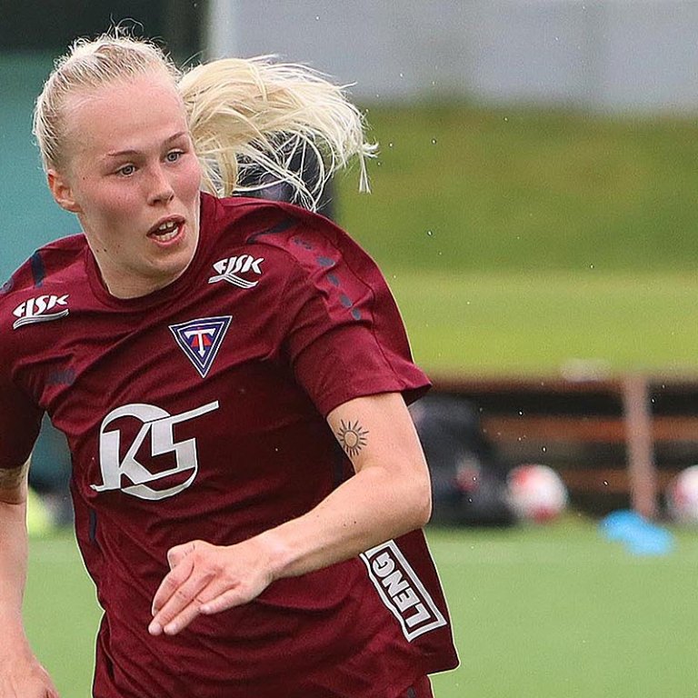 Aldís María heldur uppteknum hætti – skorar. MYND: ÓAB