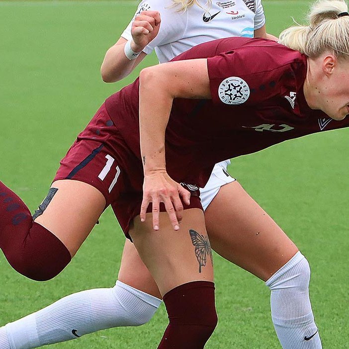 Aldís María var óstöðvandi í leiknum gegn ÍBV. MYND: ÓAB