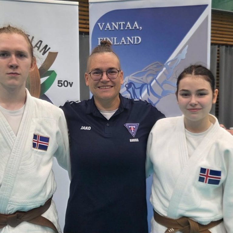 Freyr Hugi, Annika Líf og Jóhanna María. Mynd: Aðsend.