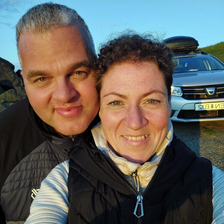 Hrabbý og Davíð Stefán. MYND AÐSEND